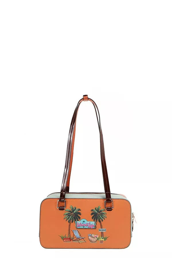 Nicole Lee USA Sun and Sand Shoulder Bag OutfitFlow