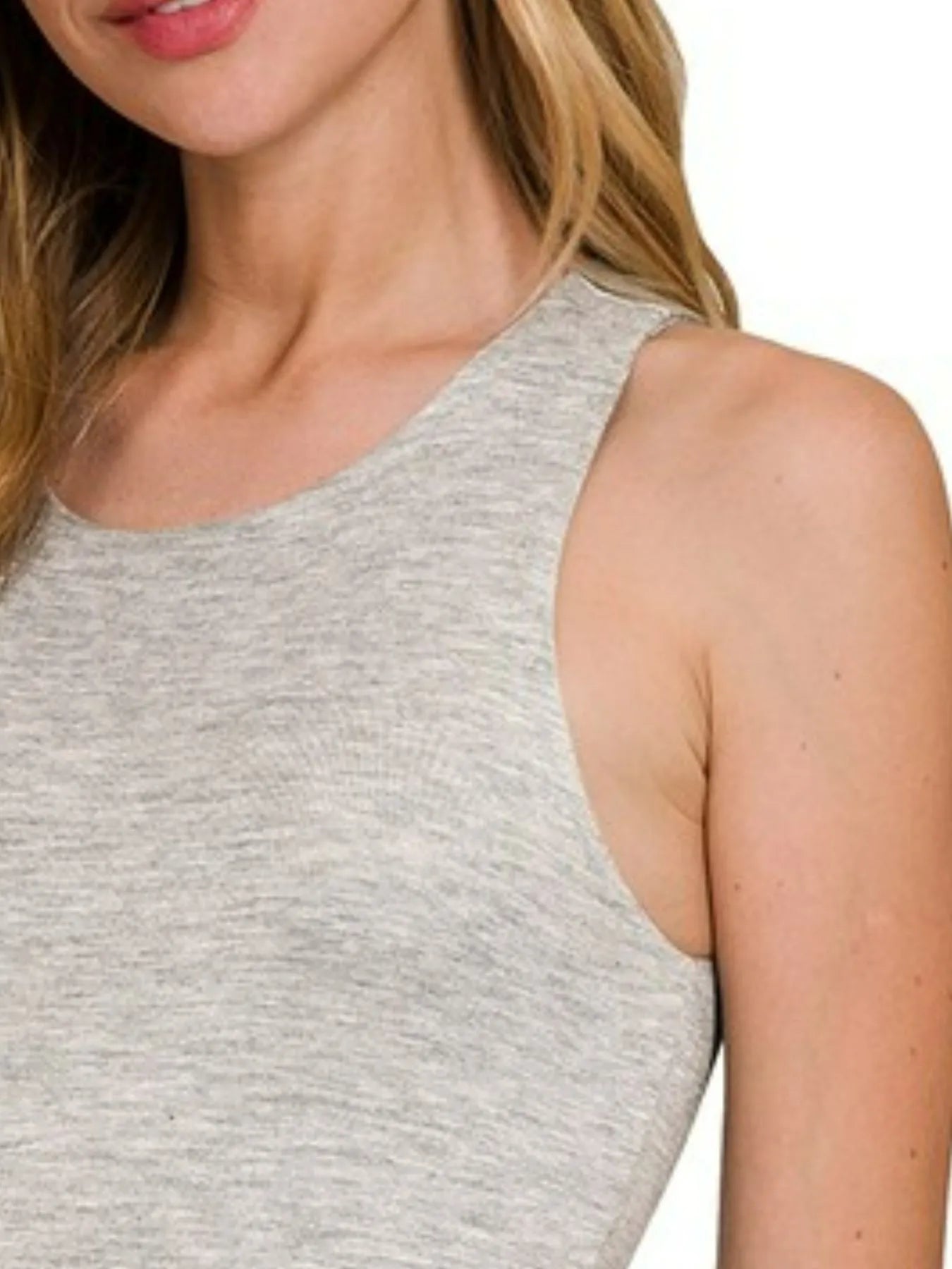 Zenana Premium Rayon Double Layered Round Neck Tank Top OutfitFlow