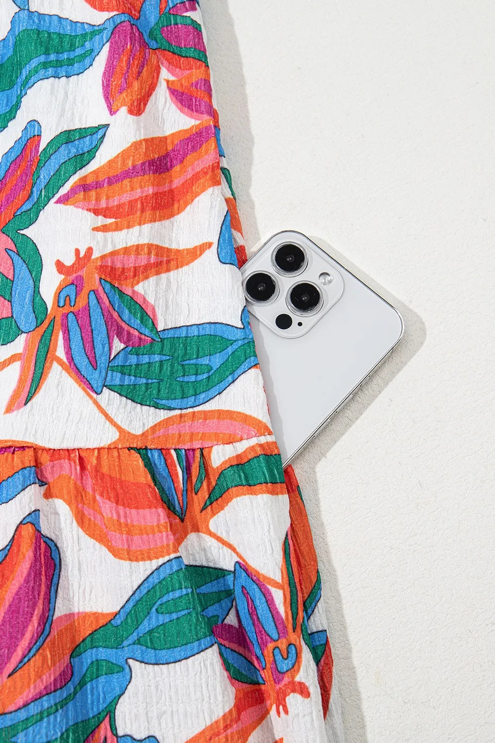 Floral Ruffled Strap V Neck Maxi Dress OutfitFlow