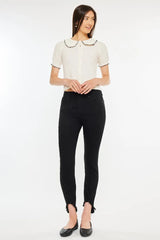 Kancan High Rise Black Ankle Skinny Jeans OutfitFlow