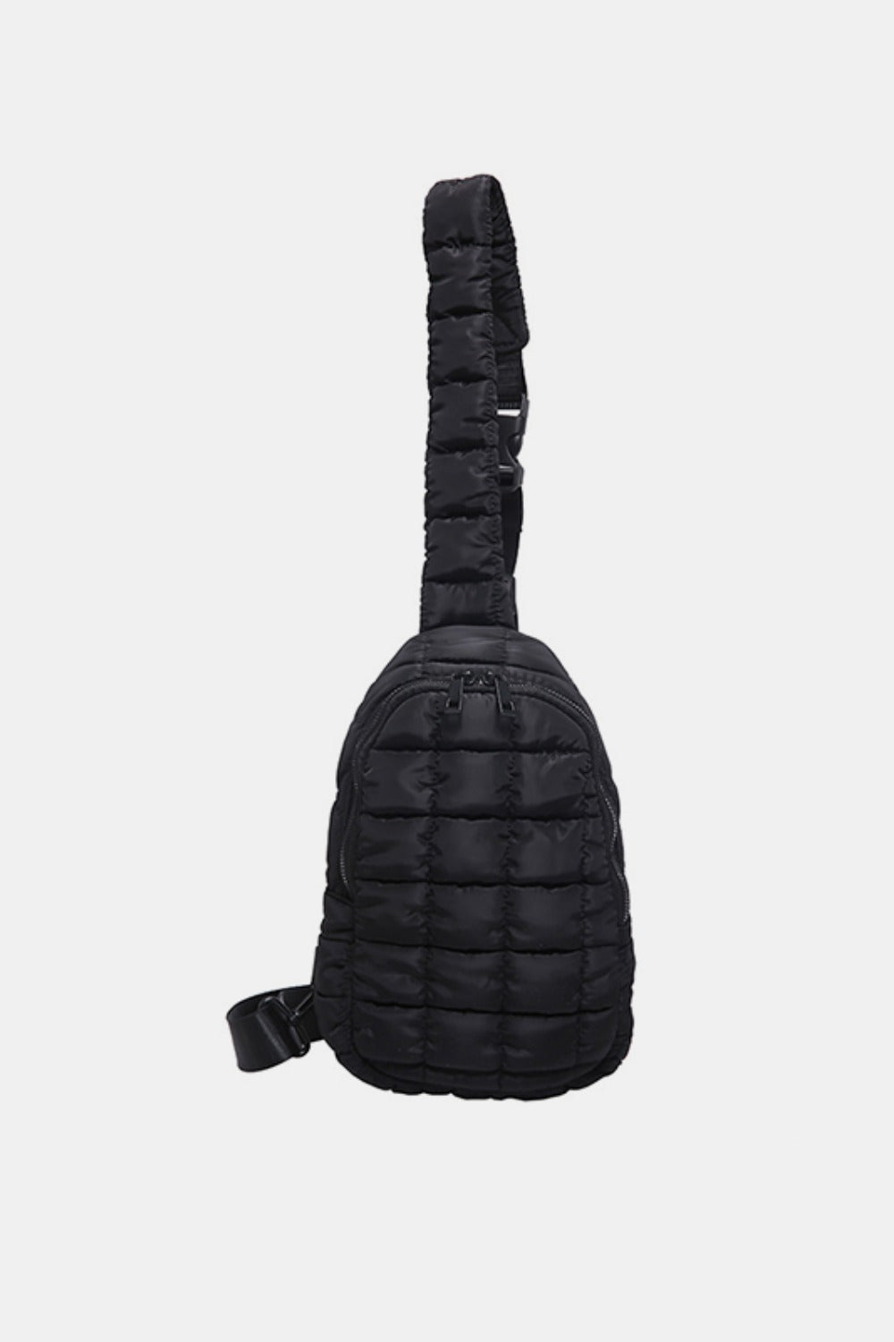 Quilted Nylon Crossbody Bag