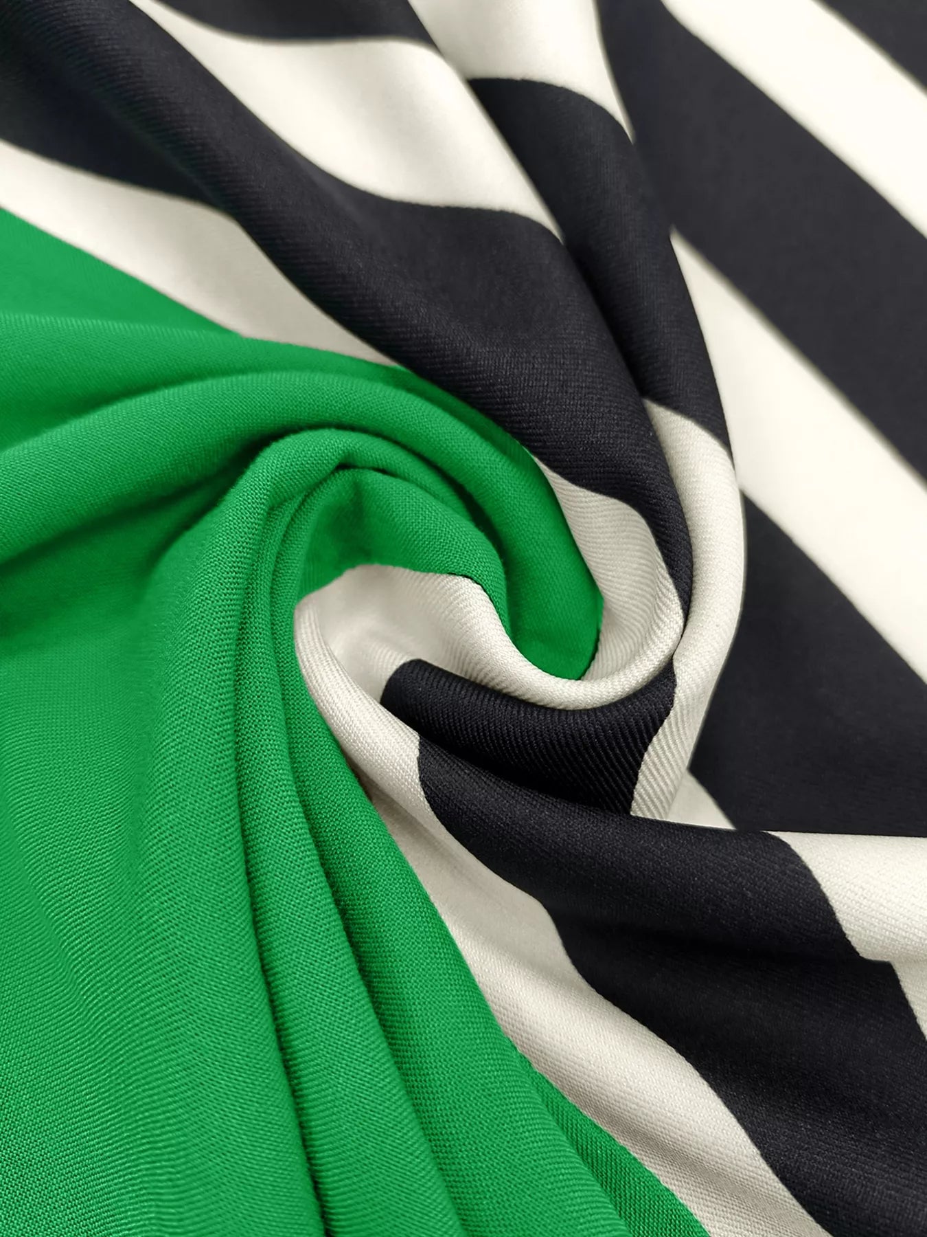 Color Block Striped Long Sleeve Midi Dress OutfitFlow