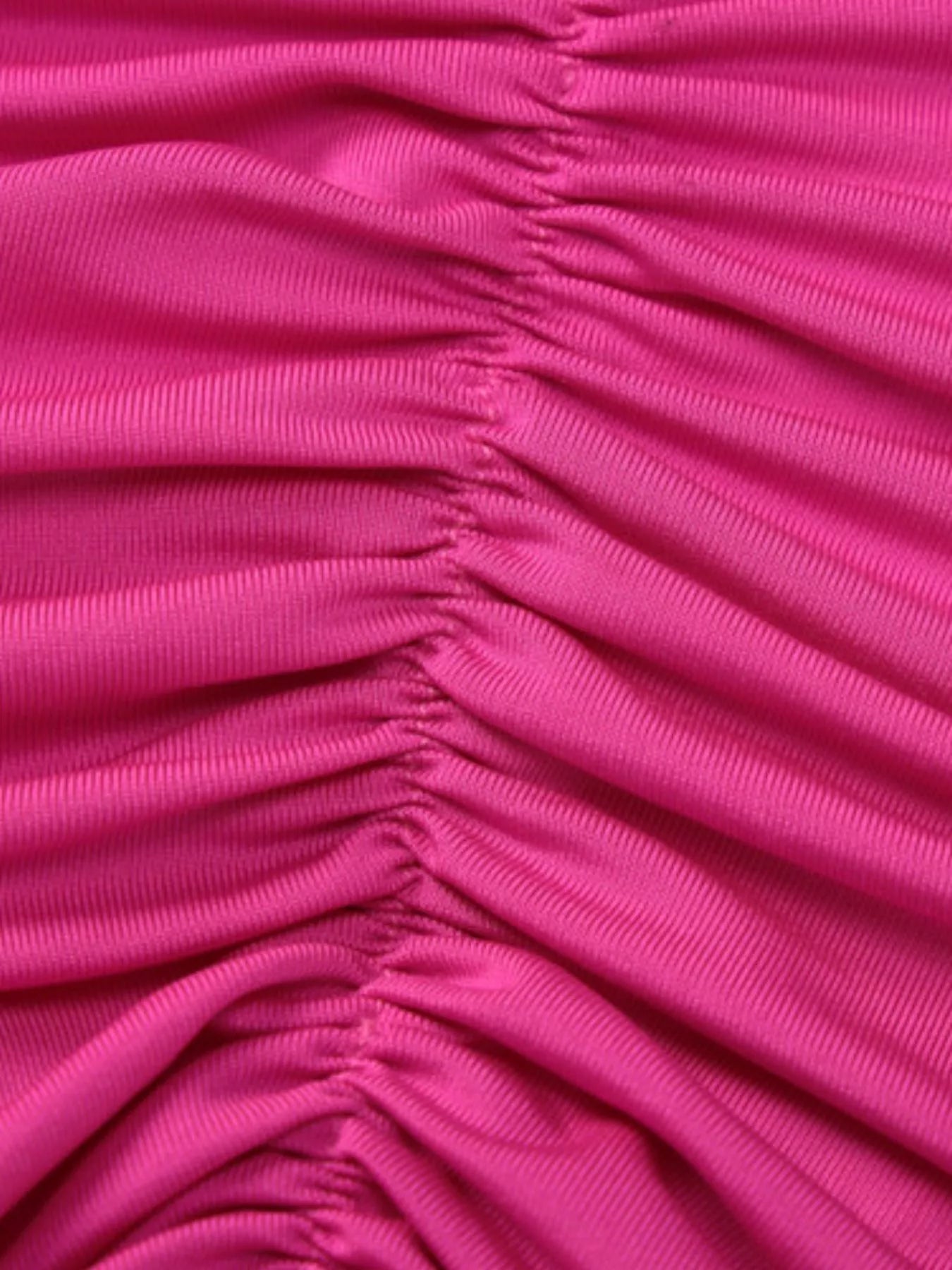 Backless One-Shoulder Ruched Bodycon Maxi Dress OutfitFlow