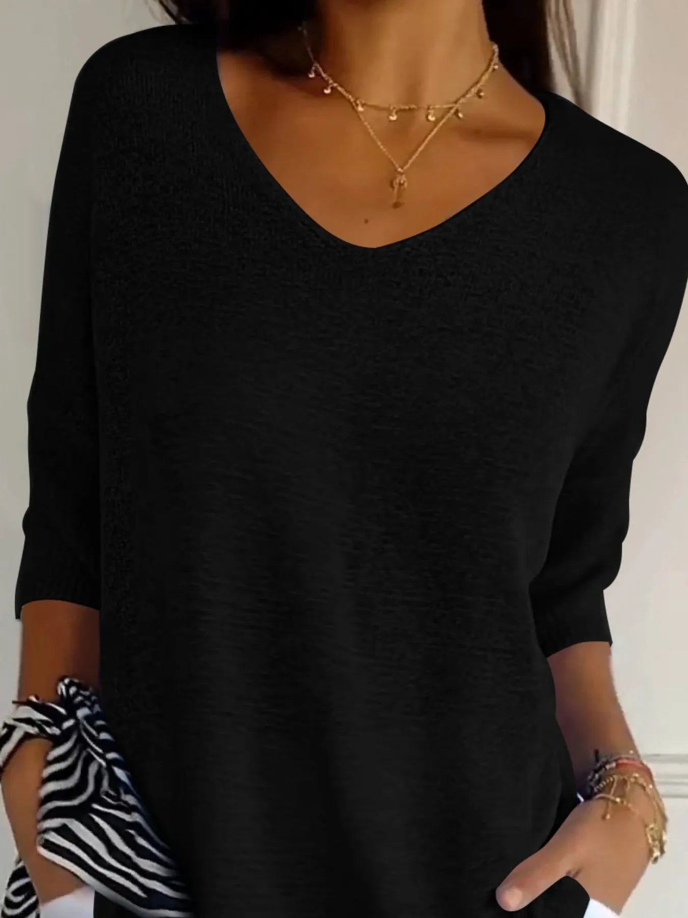 Full Size Relaxed Fit Ribbed Hem Sweater Plus Size OutfitFlow