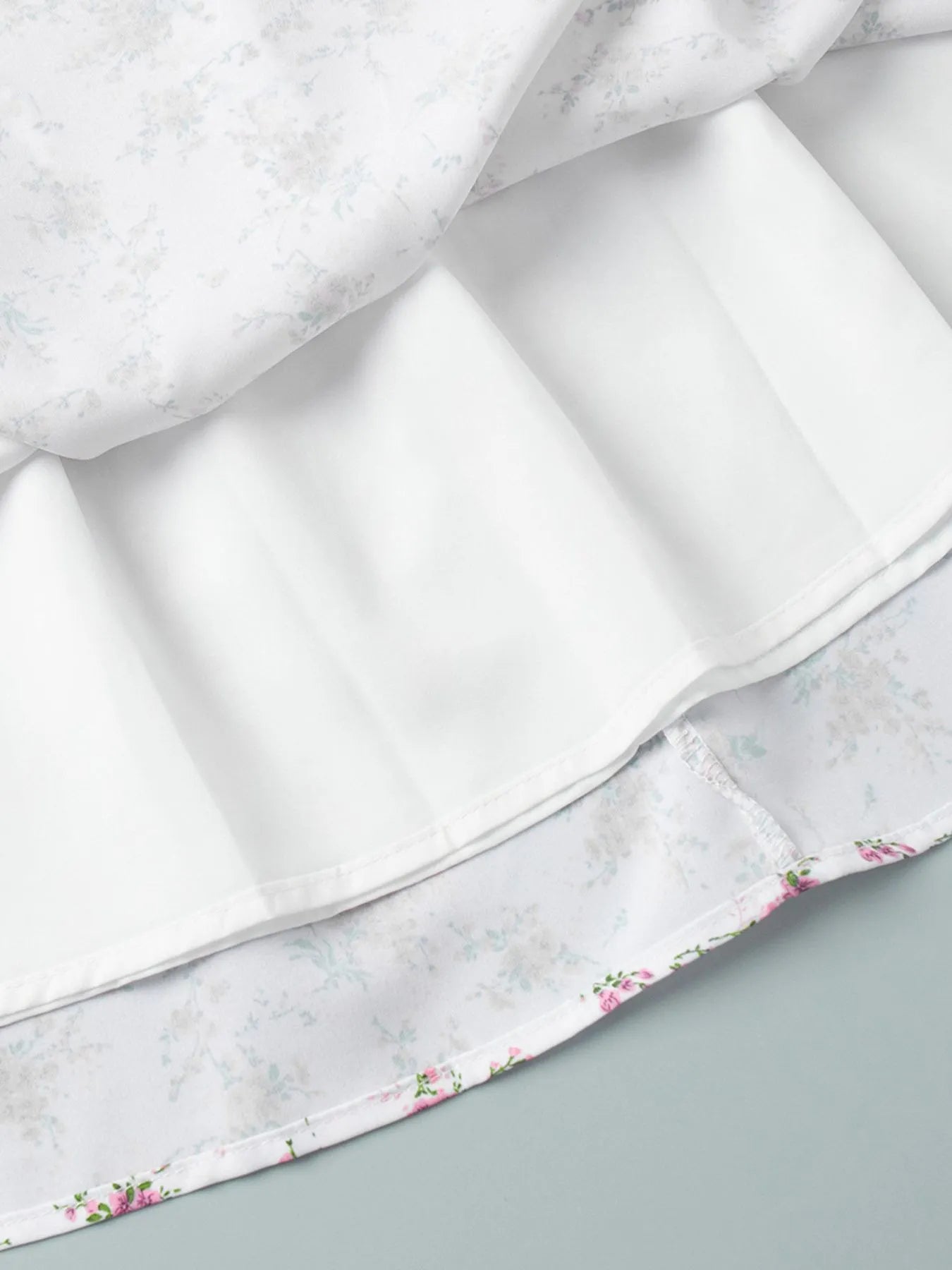 Floral Print Balloon Sleeve Dress OutfitFlow
