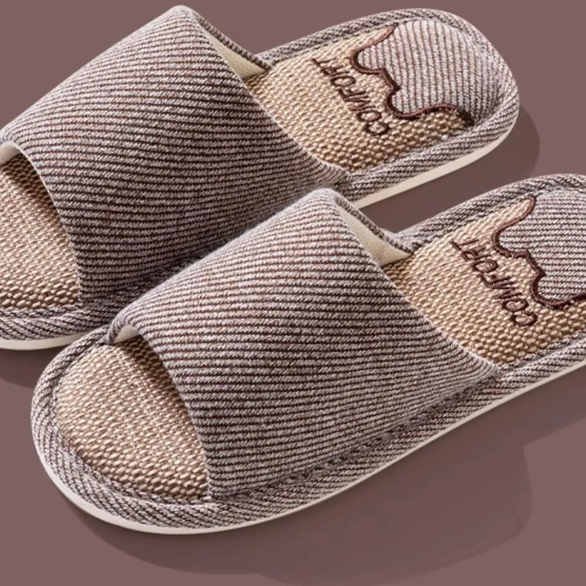 Open Toe Flats Slippers OutfitFlow