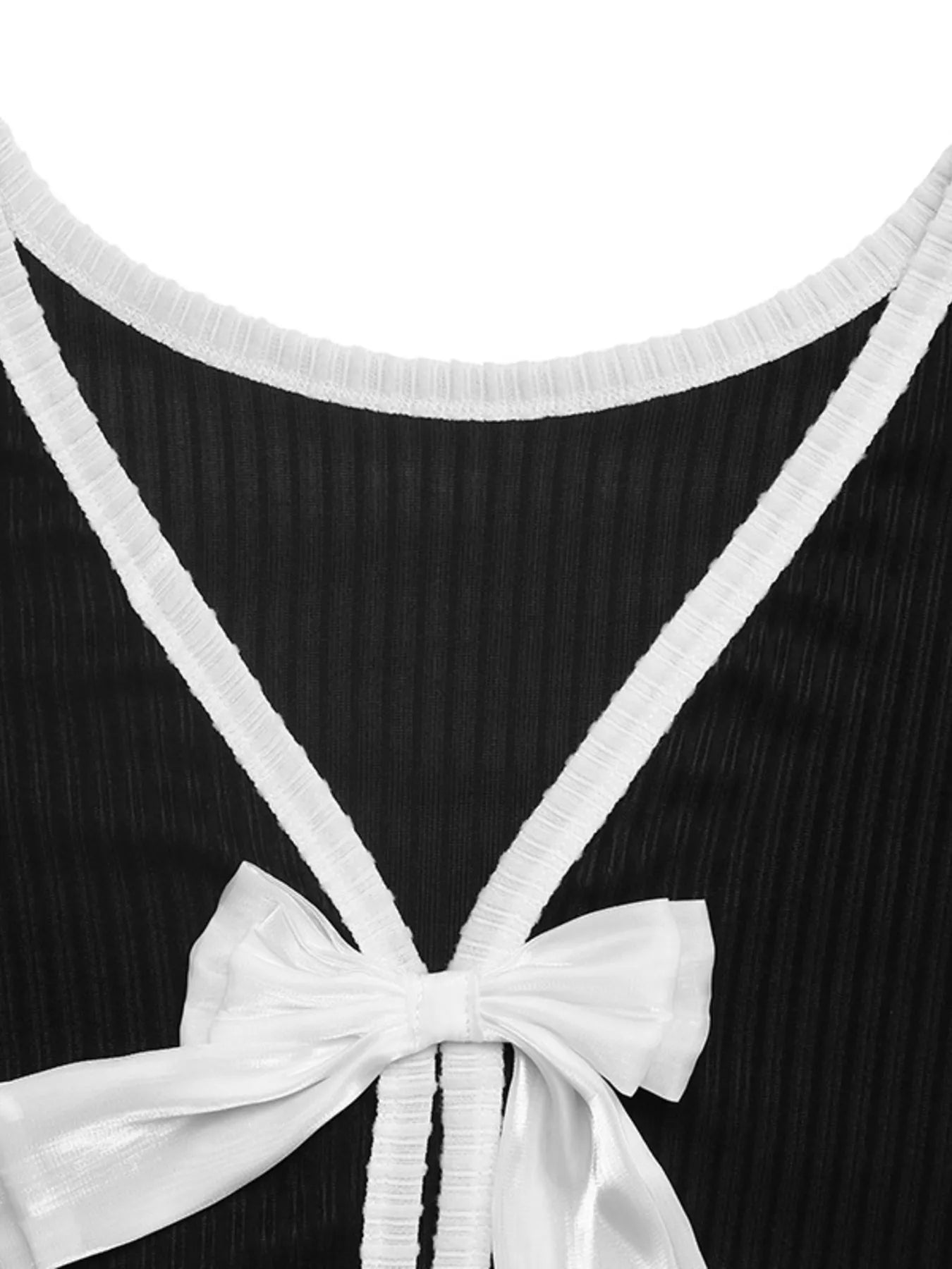 Tie Back Long Sleeve Top OutfitFlow