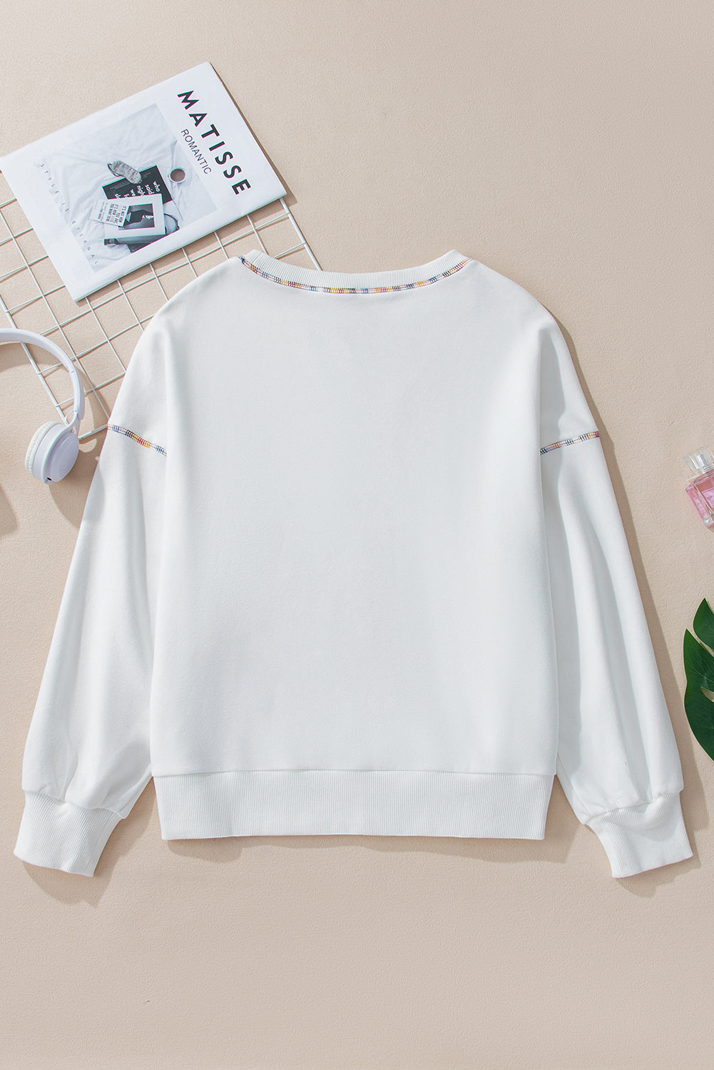 MARDI GRAS Round Neck Long Sleeve Sweatshirt OutfitFlow