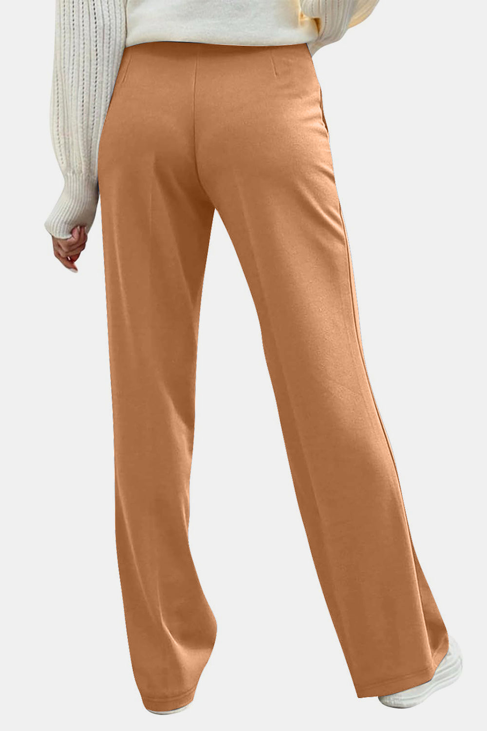 Outfit Flow - Decorative Button High Rise Pants