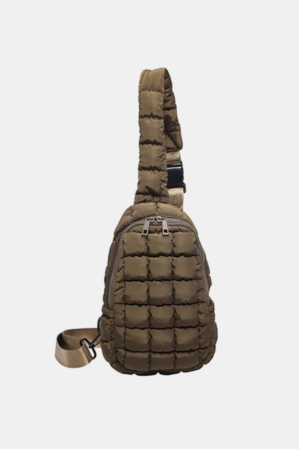 Quilted Nylon Crossbody Bag