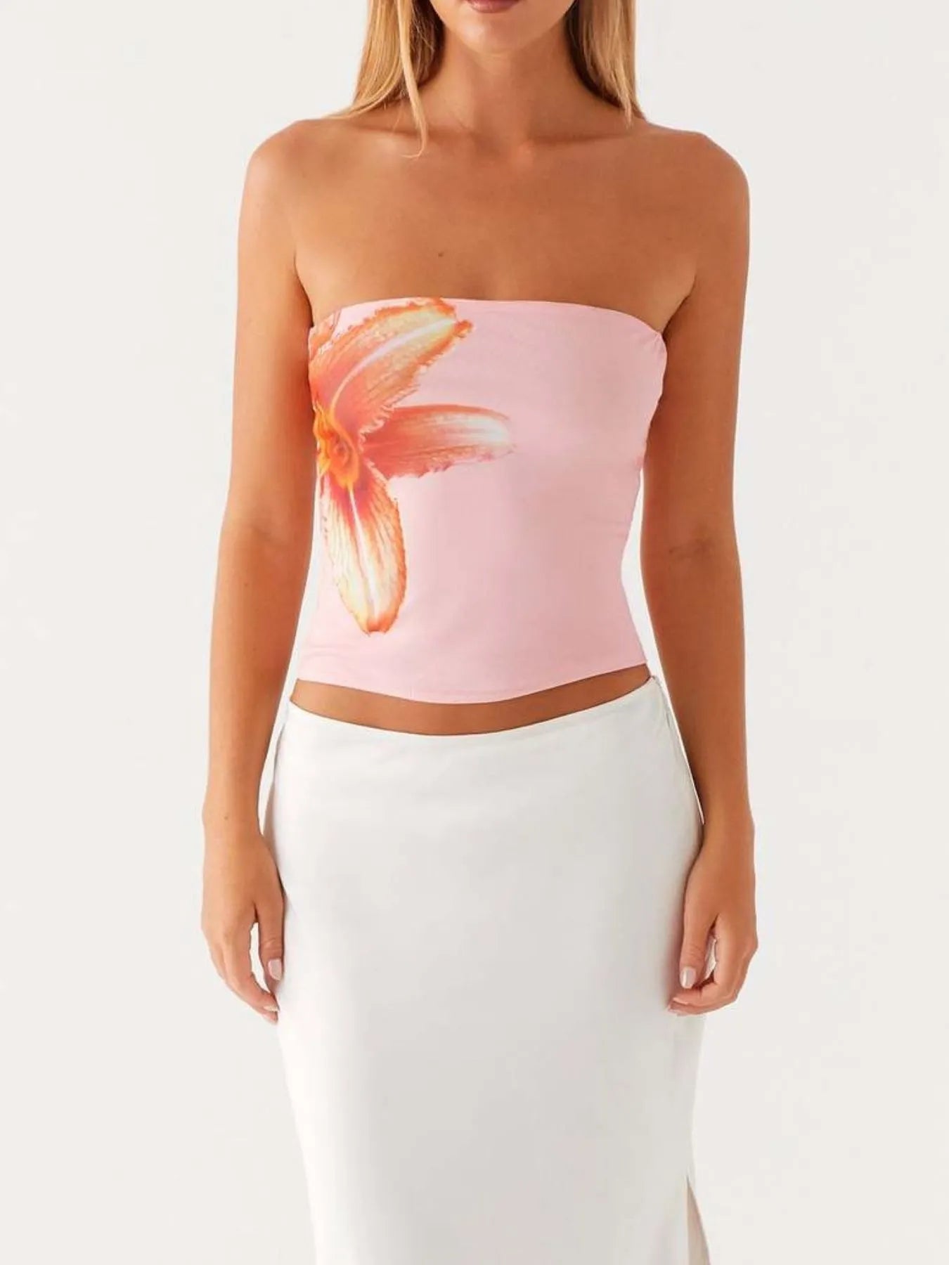 Flower Tube Top OutfitFlow