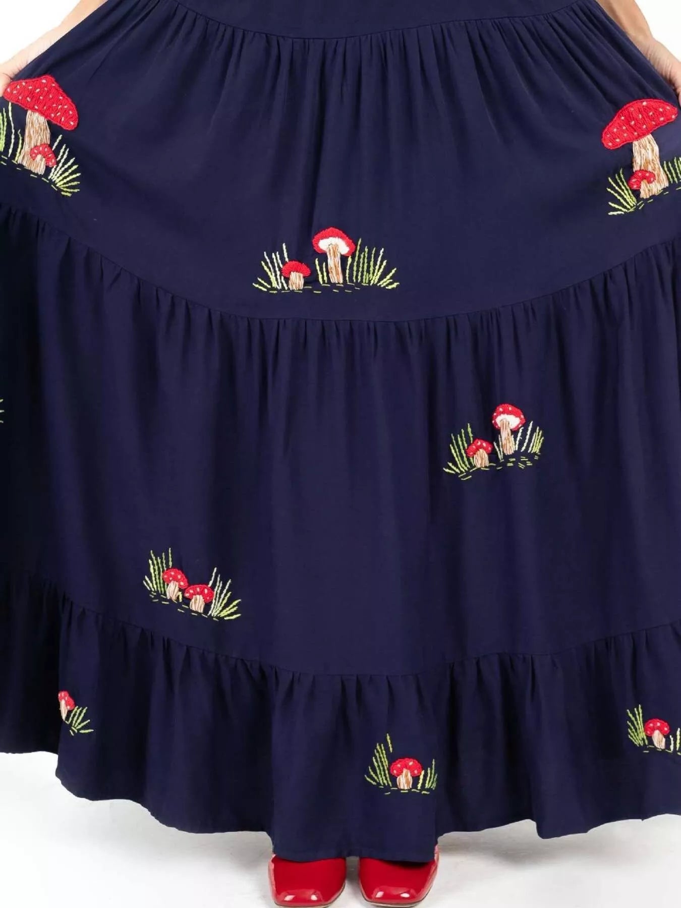 Square Neck Tiered Maxi Dress OutfitFlow