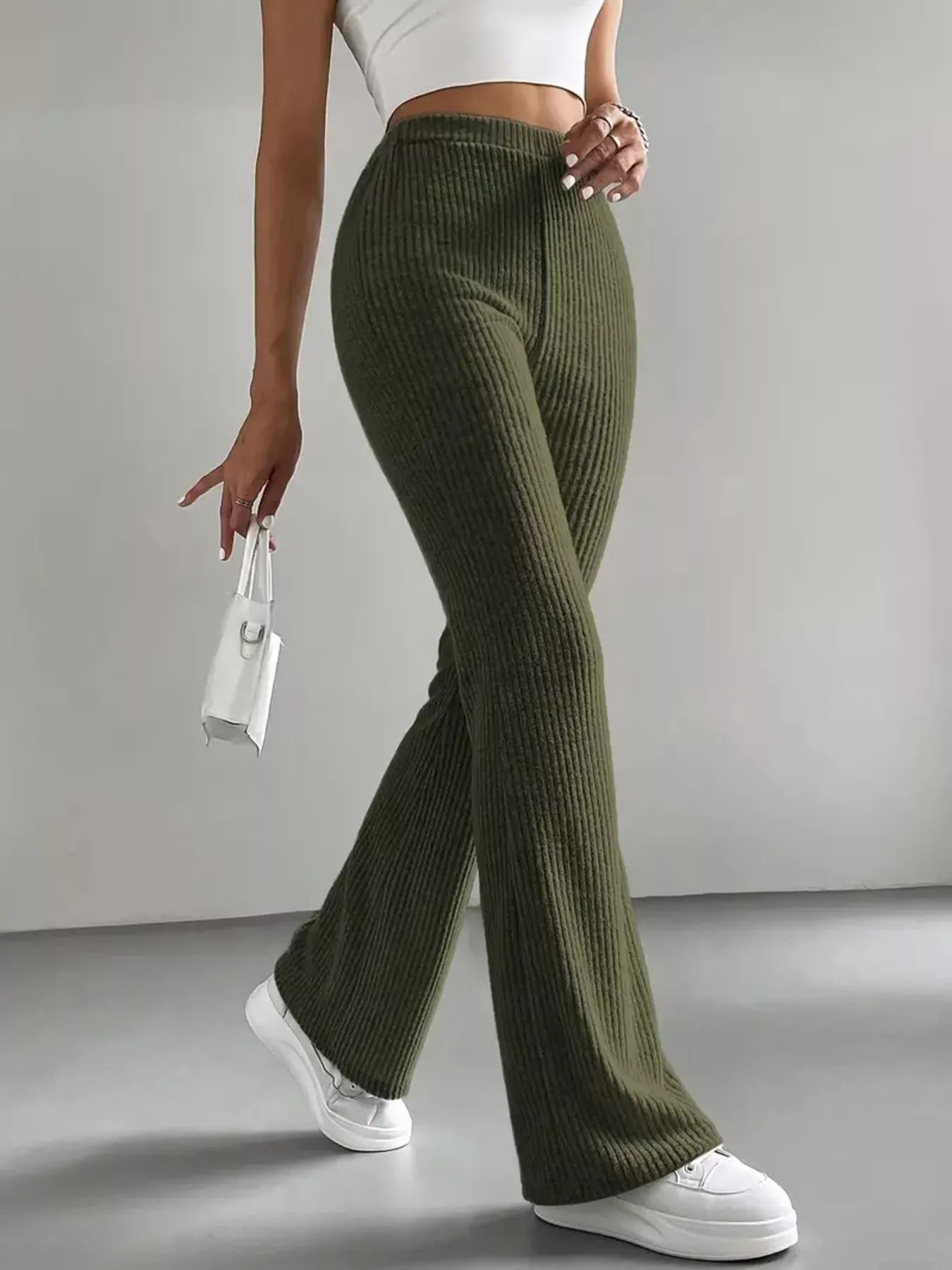 High Waist Flare Pants OutfitFlow