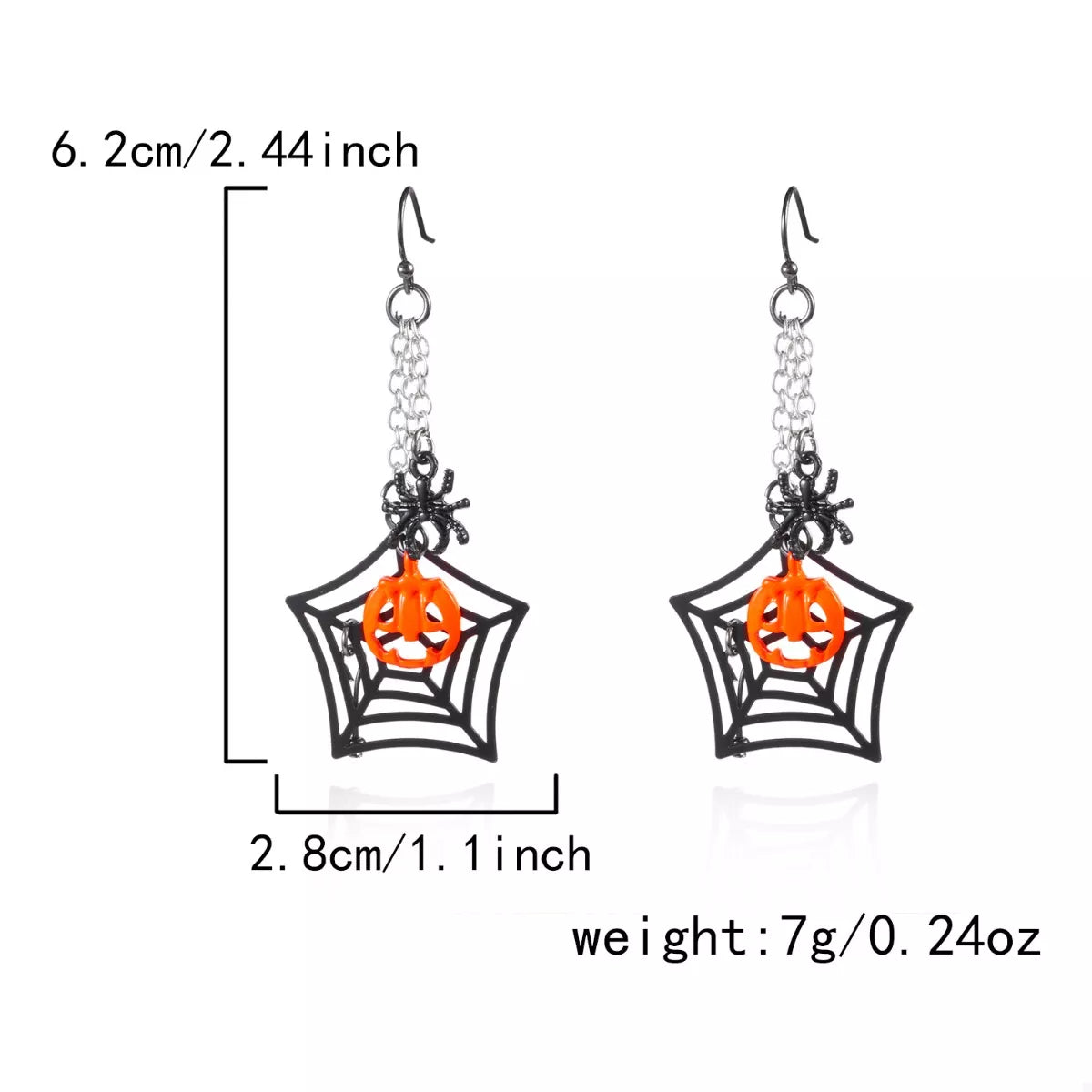Halloween Spider Web Earrings OutfitFlow