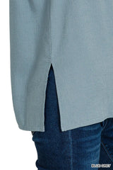 Zenana Side Slit Button-Front Vest OutfitFlow