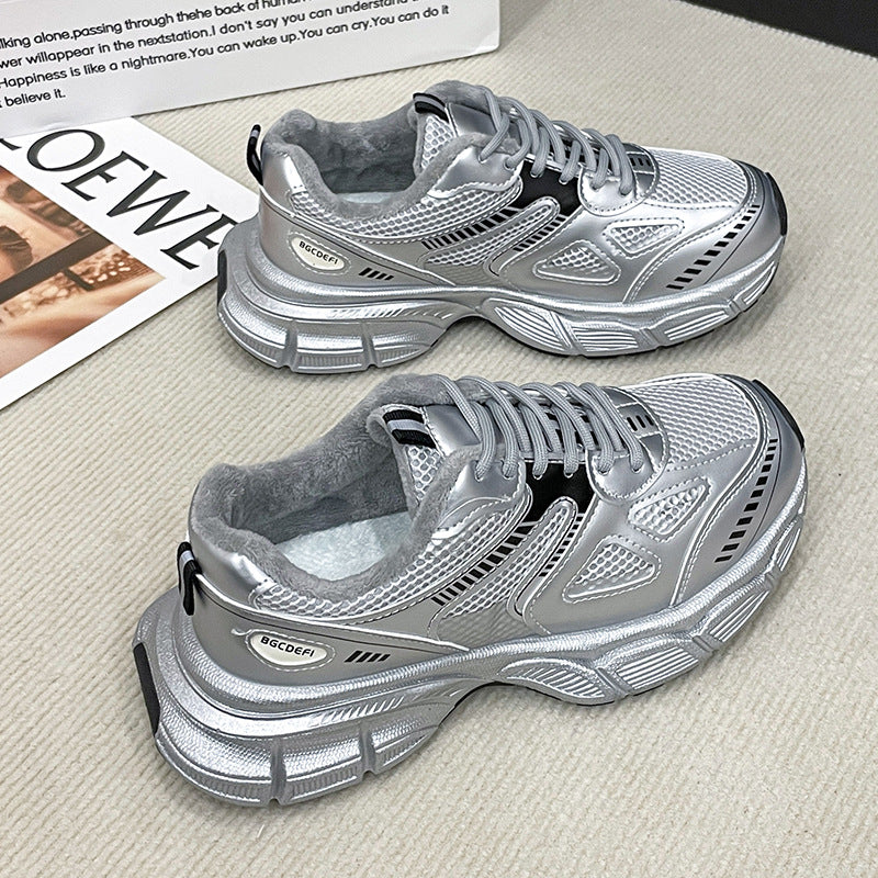 Lace Up Platform Athletic Shoes OutfitFlow