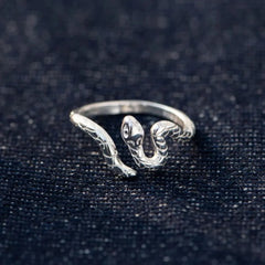 925 Sterling Silver Snake Ring OutfitFlow