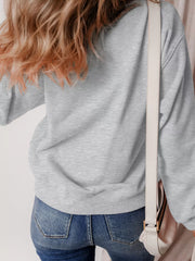 Halloween Ghost Round Neck Sweatshirt OutfitFlow