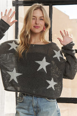 ADORA Full Size Lightweight Loose Knit Sweater Plus Size OutfitFlow