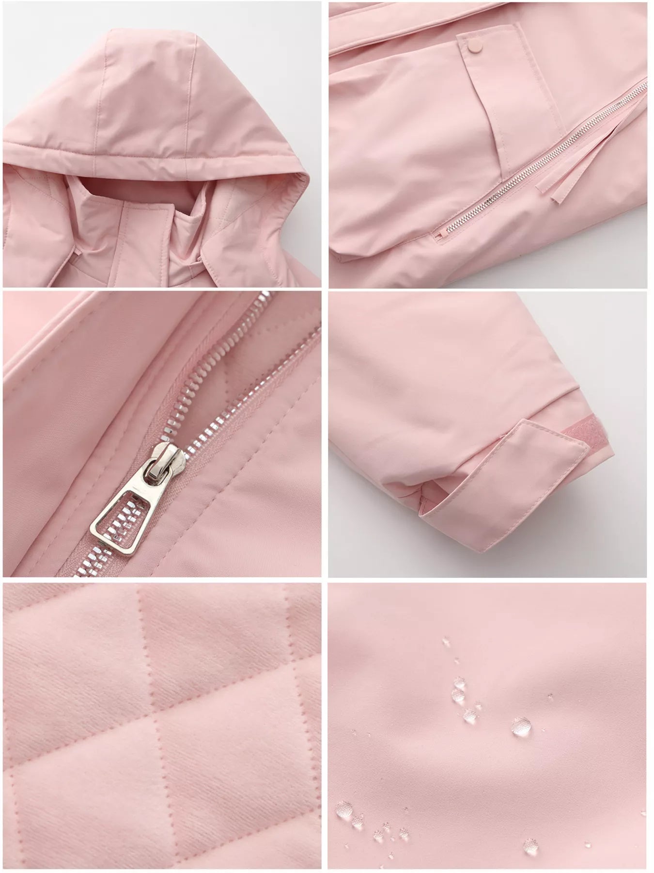 Full Size Zip Up Hooded Parka Outerwear Plus Size OutfitFlow