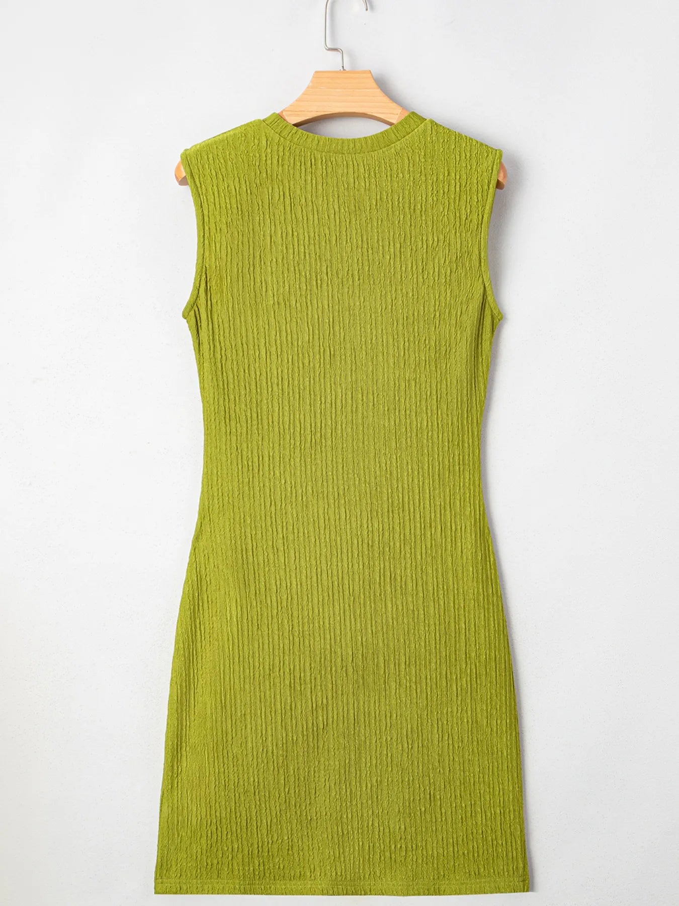Sleeveless Ribbed Bodycon Dress OutfitFlow