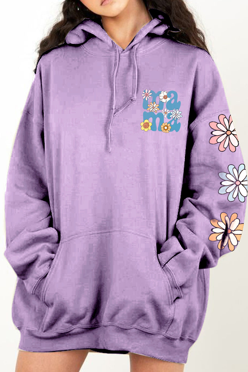 Outfit Flow - Simply Love Simply Love Full Size MAMA Graphic Dropped Shoulder Hoodie