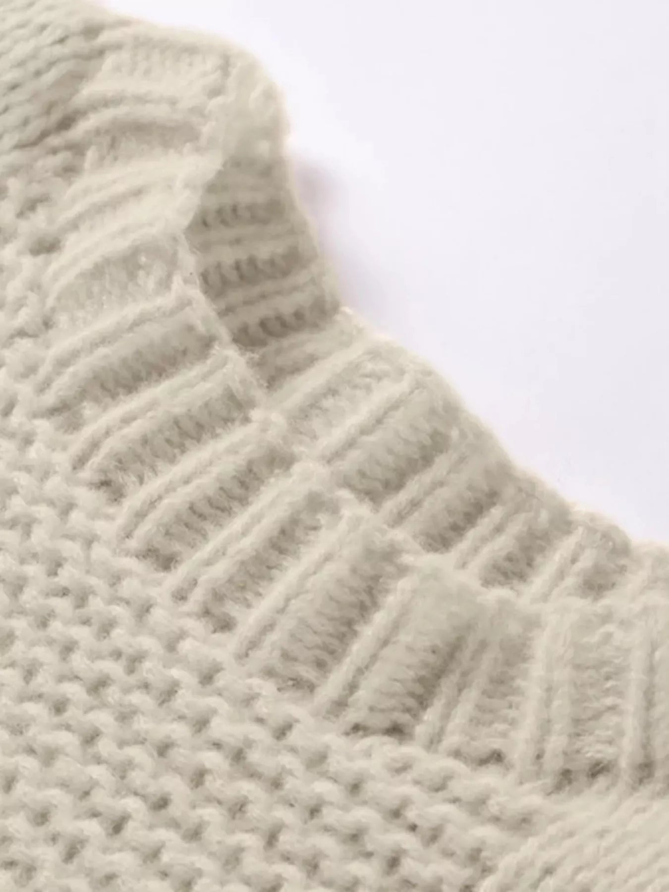 Cable Knit Oversized Sweater OutfitFlow