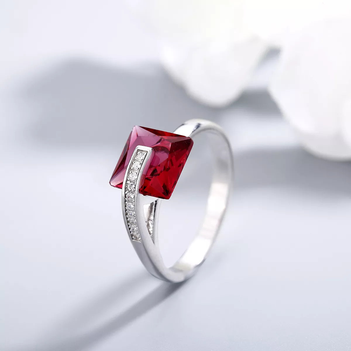 925 Sterling Silver Square Ring OutfitFlow