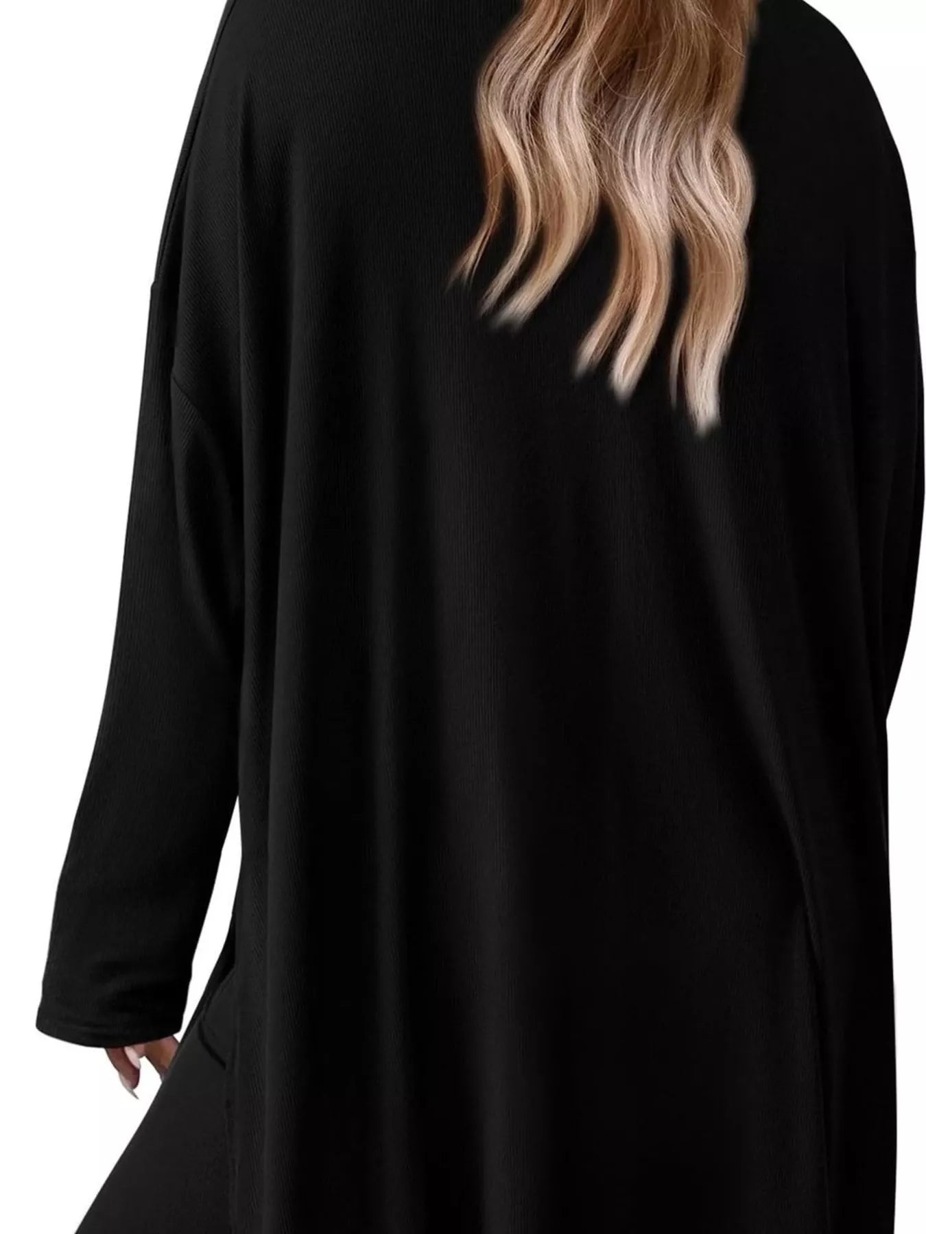 Casual Loose Long Sleeve Top and Wide Leg Pants Set Trendsi