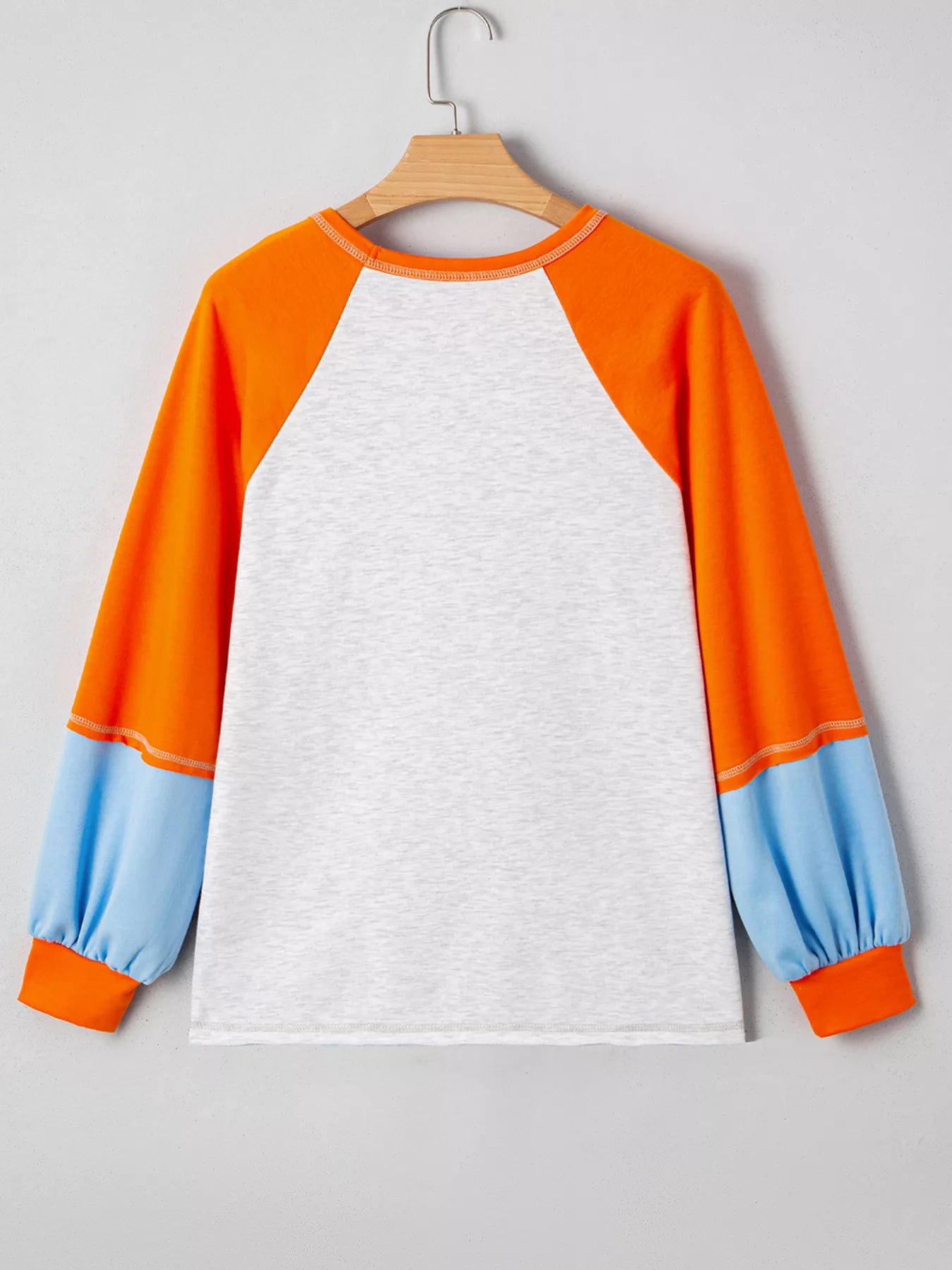 Halloween Pumpkin Print Long Sleeve T-Shirt OutfitFlow