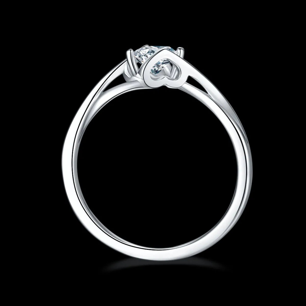 Moissanite 925 Sterling Silver Ring OutfitFlow