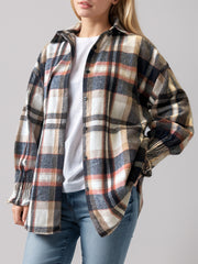 Outfit Flow - Plaid Button Up Long Sleeve Shirt