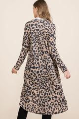 Outfit Flow - Celeste Full Size Leopard V-Neck Long Sleeve Cardigan