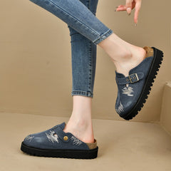 Round Toe Platform Loafers