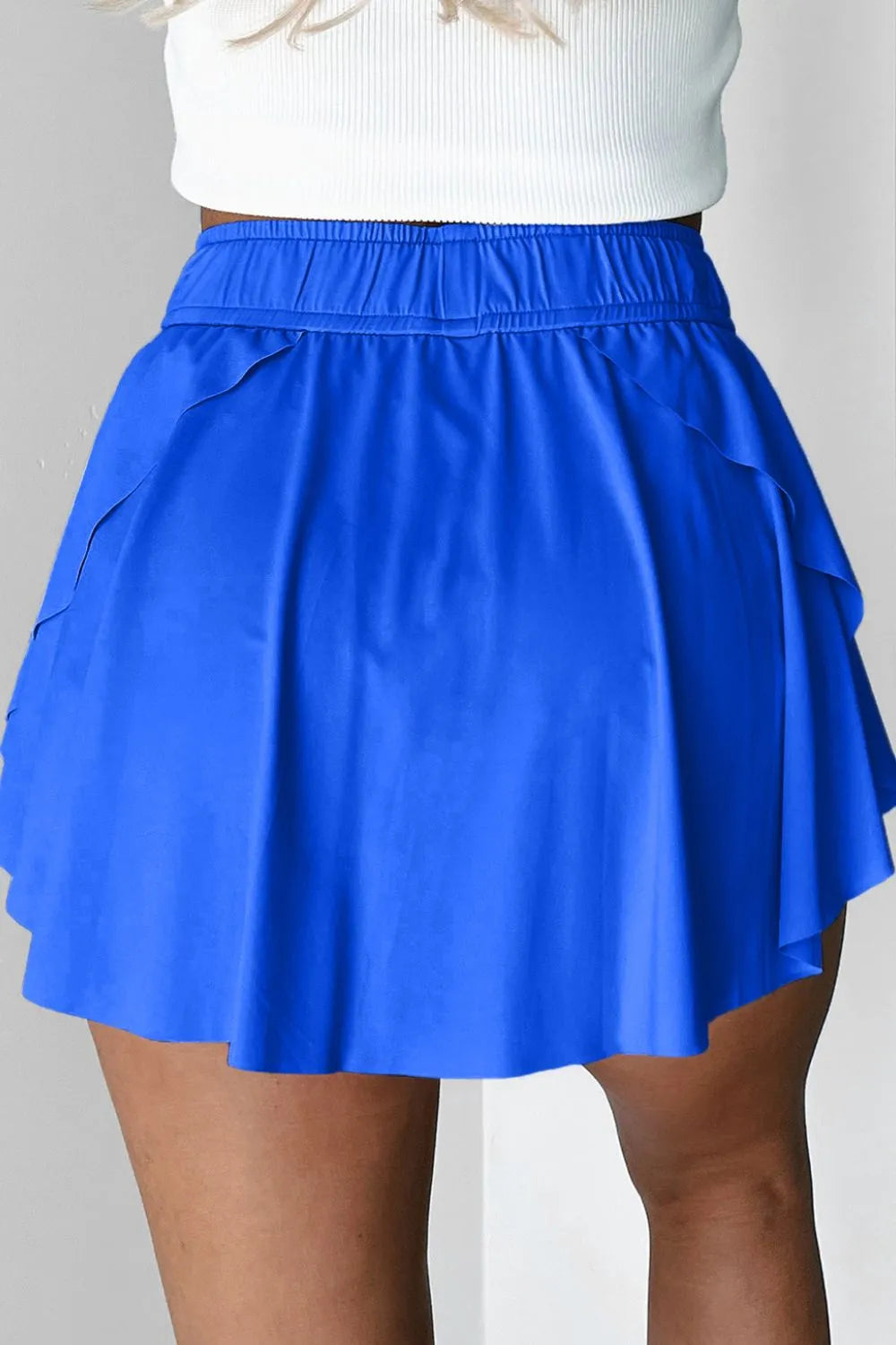 Drawstring Active Skorts OutfitFlow
