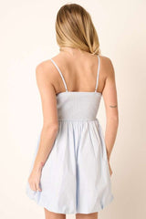 Mittoshop Ruched Detail Bubble Hem Mini Dress OutfitFlow
