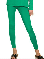 Zenana Microfiber Round Neck Top and Leggings Set OutfitFlow