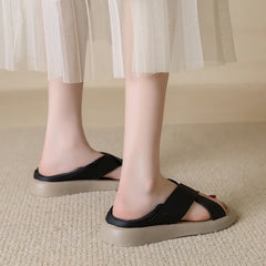 Crossover Platform Comfort Sandals OutfitFlow