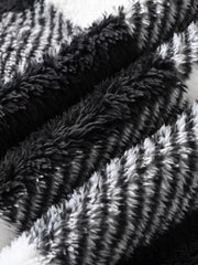 Plus Size Cozy Plaid Fleece Vest Coat OutfitFlow