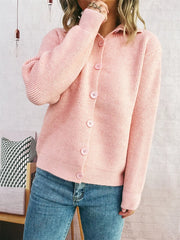 Ribbed Button-Up Cardigan OutfitFlow