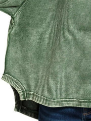 Zenana Acid Washed Exposed-Seam Sweatshirt OutfitFlow