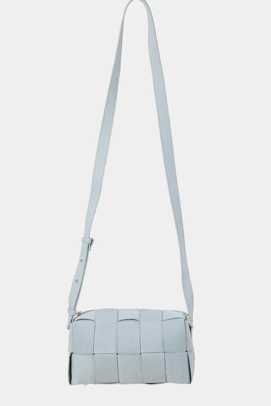 Outfit Flow - Fame Woven Crossbody Bag with Adjustable Strap