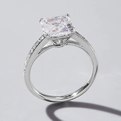 925 Sterling Silver Zircon Ring OutfitFlow