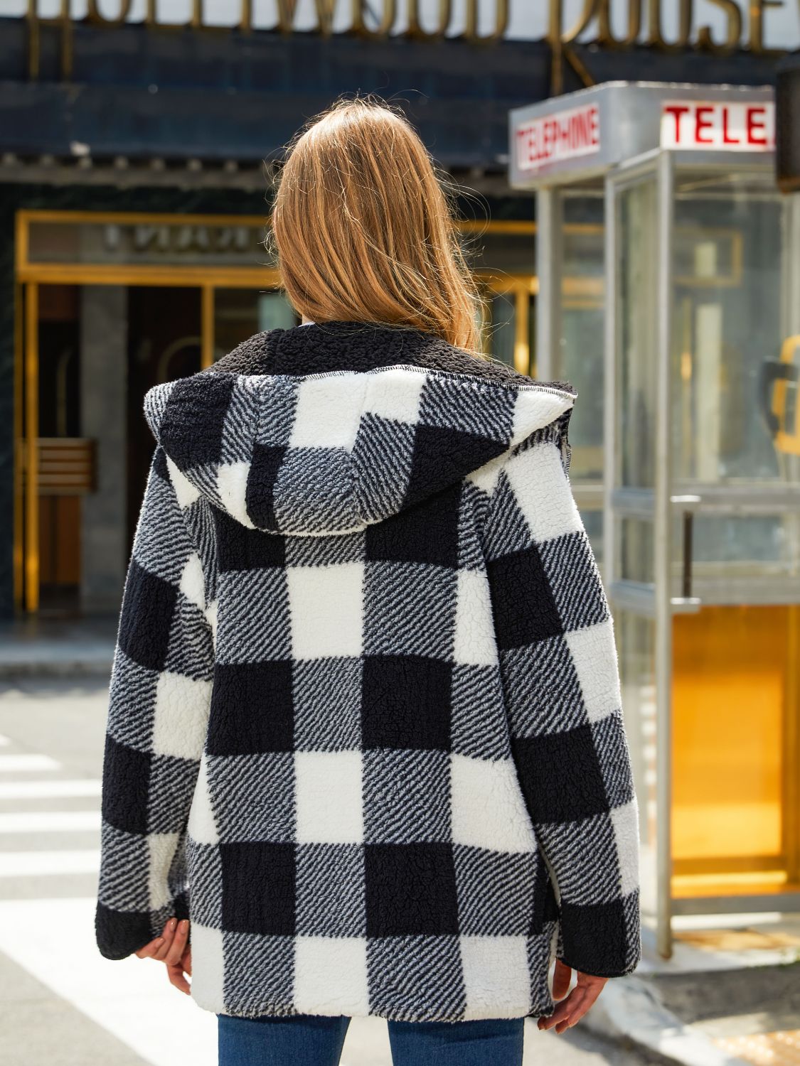 Two-Side Wear Hooded Coat OutfitFlow