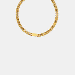 18K Gold-Plated Chain Necklace OutfitFlow