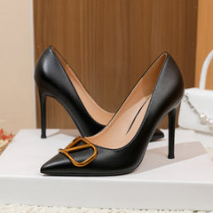 Point Toe Stiletto Pumps OutfitFlow