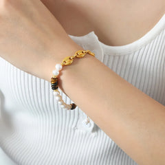 18K Gold-Plated Titanium Steel Bracelet OutfitFlow