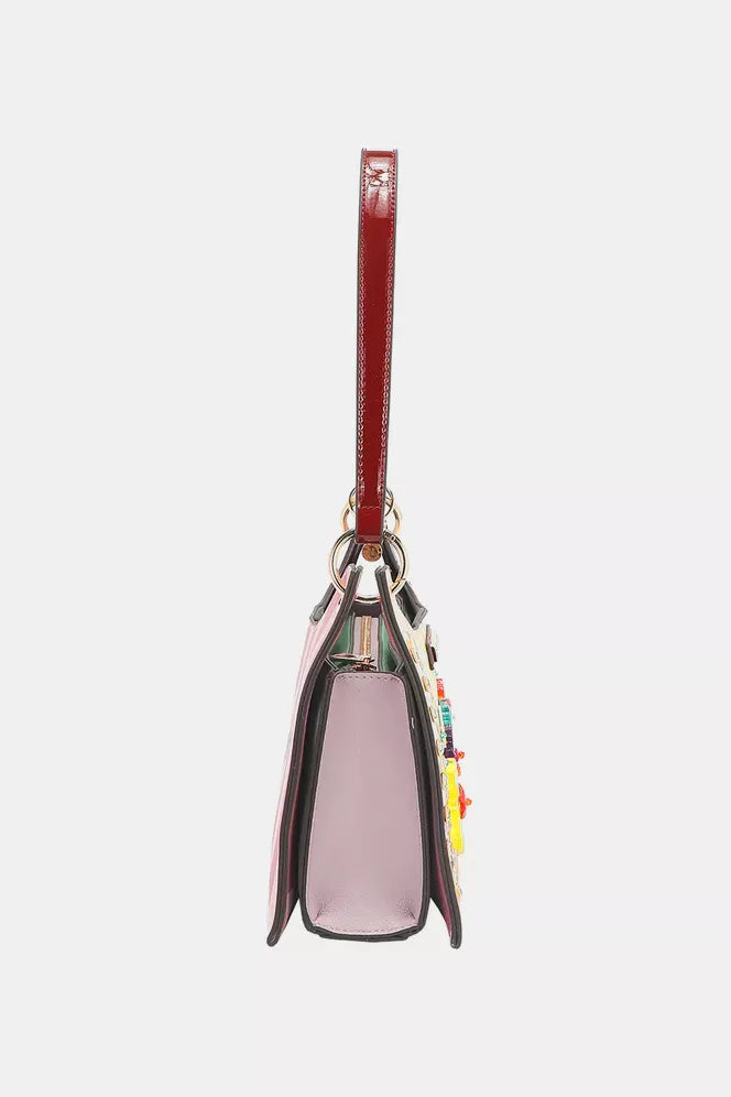 Nicole Lee USA Dreams Blossom Shoulder Bag OutfitFlow