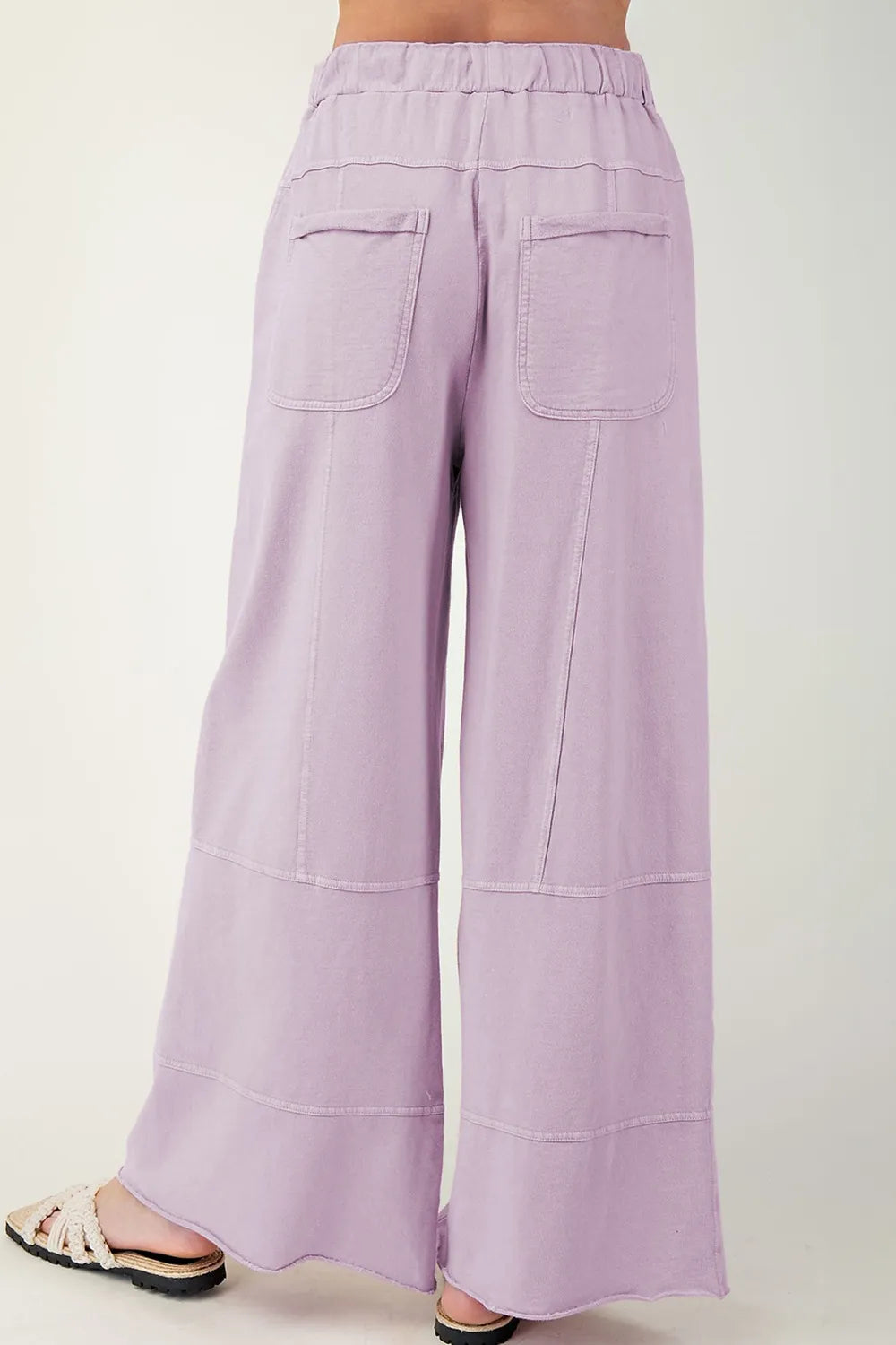 Wide-Leg Cargo Pants with Drawstring Waist OutfitFlow