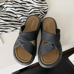 Open Toe Flats Sandals OutfitFlow